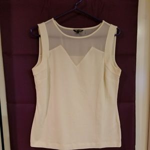 Sleeveless T with peek a boo